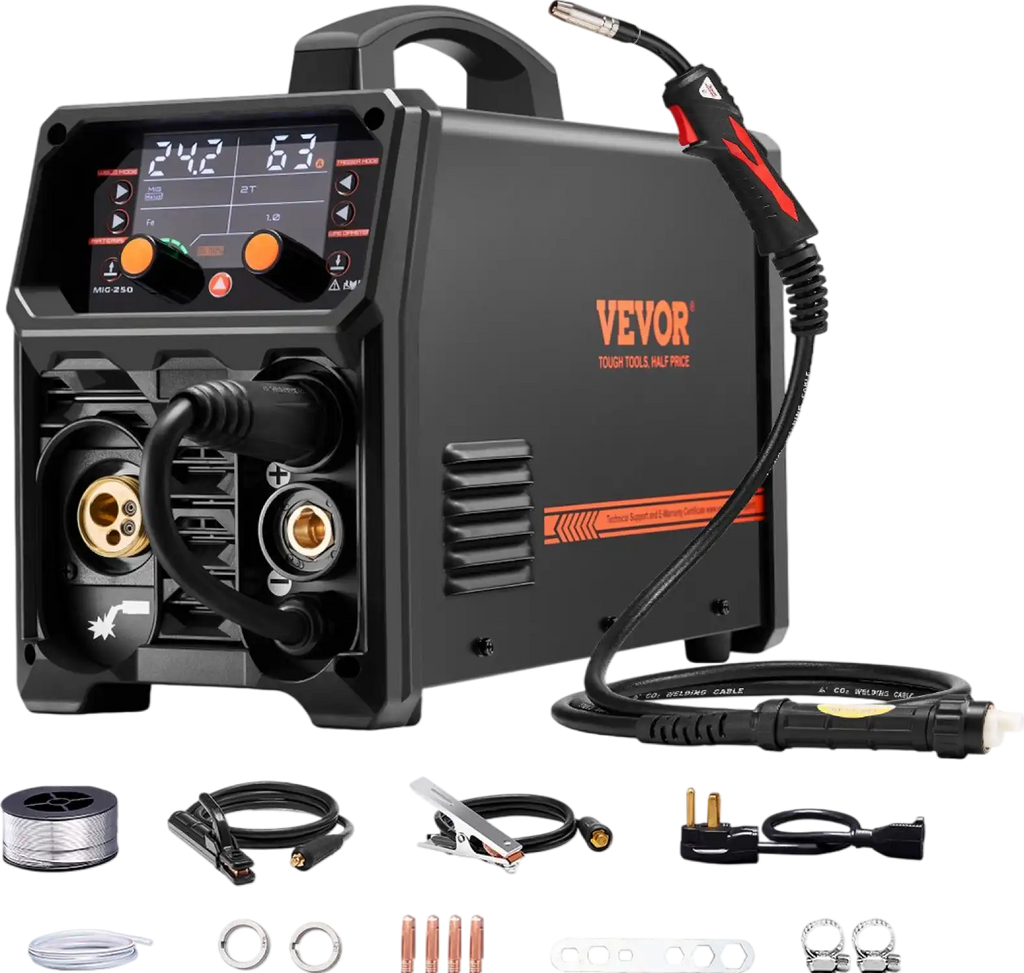 Vevor MIG Welder Multifunction Machine 250A Output Current Dual Voltage New