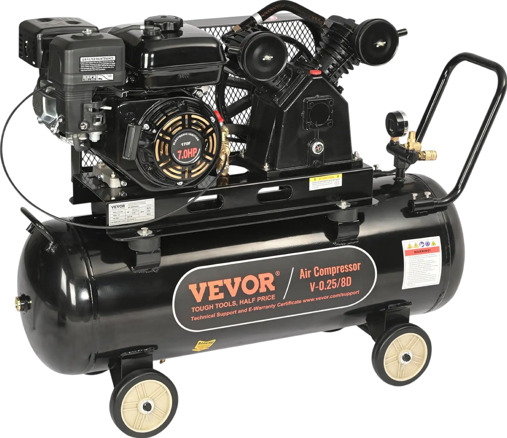 Vevor Air Compressor Gas Powered 9 CFM @ 115 PSI 7HP 21 Gallon New