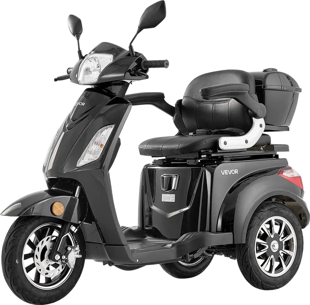 Vevor Mobility Scooter 3-Wheel 15 MPH 21.5 Mile Range 60V 1000W New