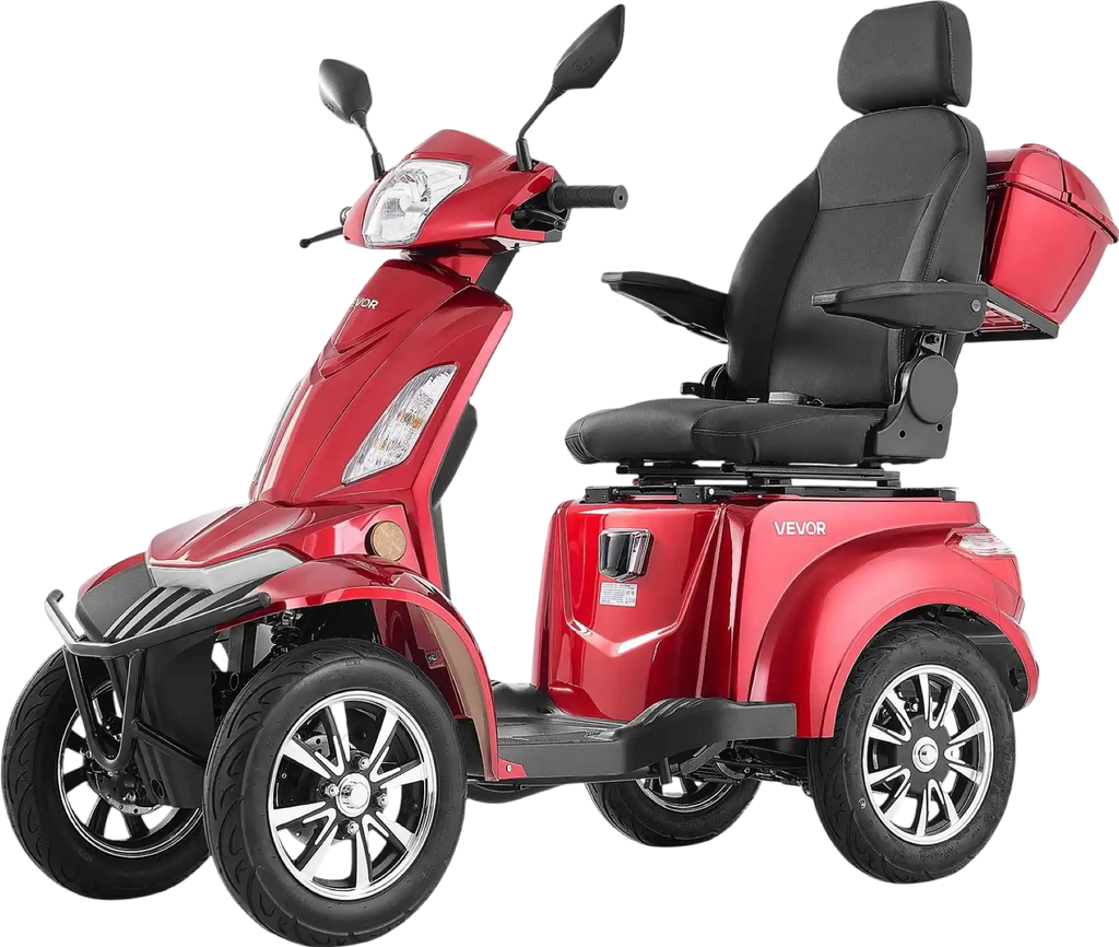 Vevor Mobility Scooter 4 Wheel Heavy Duty 60V 15 MPH 21.5 Mile Range 1000W New