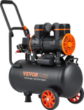 Vevor Air Compressor 6.3 Gal. 3.35CFM @ 90PSI Oil-Free Ultra Quiet 1450W New