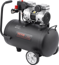 Vevor Air Compressor 8 Gal. Max 120 PSI Oil-Free Horizontal Compact Portable New