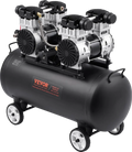 Vevor Air Compressor 20 Gal. Max 125 PSI Oil-Free Horizontal Compact Portable New