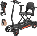 Vevor Mobility Scooter 4 Wheel Automatic Folding Remote Control 24V 4 MPH 9.3 Mile Range New