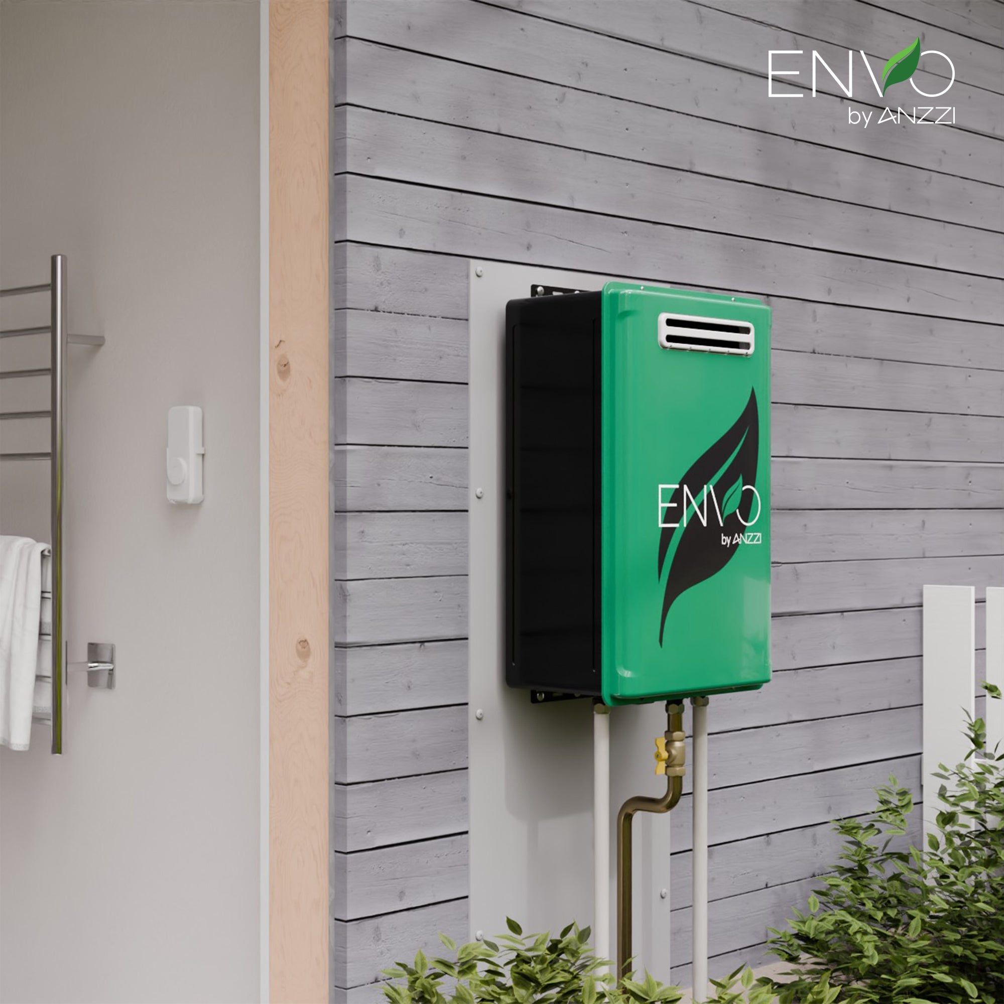 Anzzi Envo Tankless Water Heater Outdoor Natural Gas 8.3 GPM 199,000 BTU 120V New
