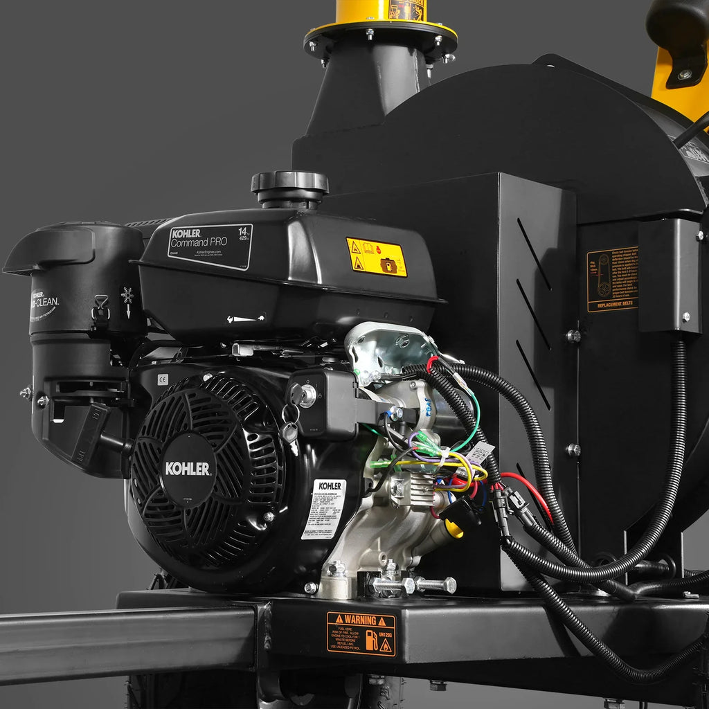MechMaxx P4205 Wood Chipper 5" Electric Start KOHLER 429cc 14HP Gas Engine Powered Disc with Taillight New