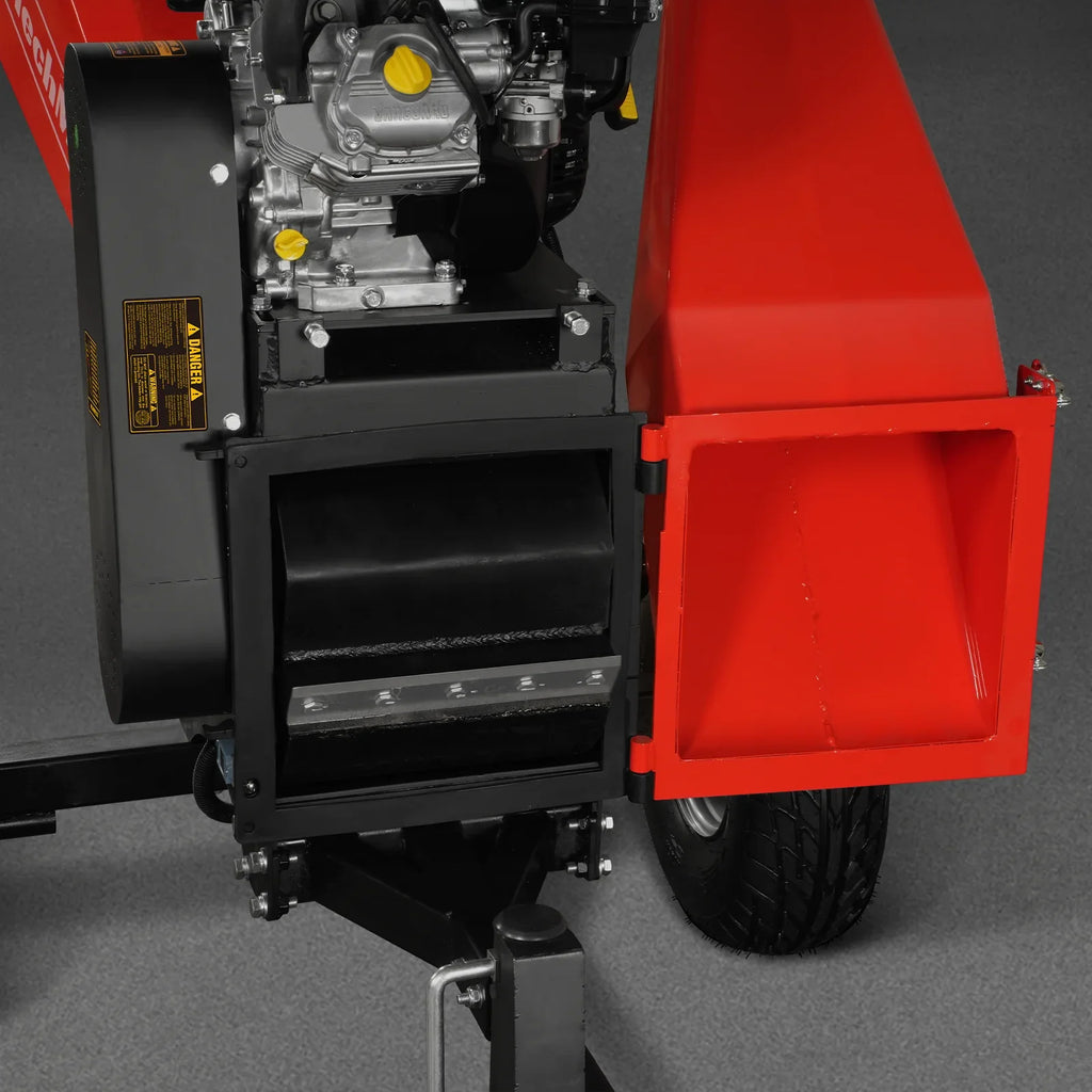 MechMaxx P4206 Wood Chipper 6" Electric Start B&S Vanguard 408cc 14HP Gasoline Engine Powered Drum New